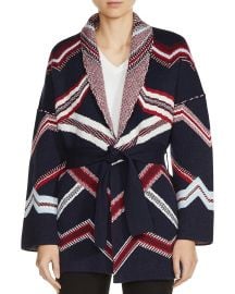 Maje Marcozi Belted Reversible Cardigan at Bloomingdales